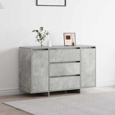Sideboard Concrete grey 120 x 41 x 75 cm Engineered wood vidaXL