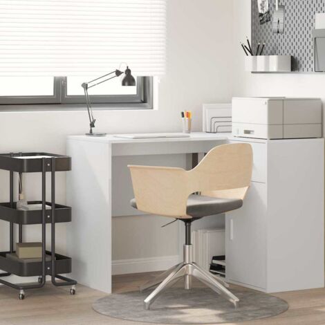 Desk with Shelf White 102 x 50 x 75 cm Engineered Wood vidaXL