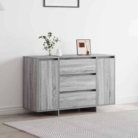 Sideboard Grey sonoma 120 x 41 x 75 cm Engineered wood vidaXL