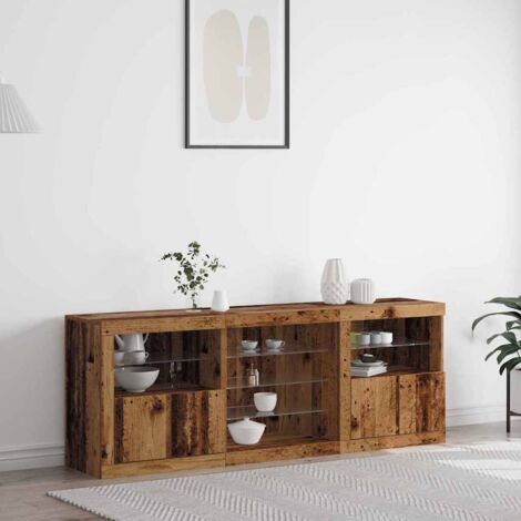 Sideboard Old wood 181.5 x 37 x 67 cm Engineered wood vidaXL (1/5)