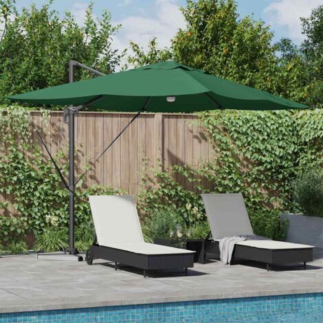 Cantilever Roma Parasol Green and Black 352 x 251 x 265 cm vidaXL (1/5)