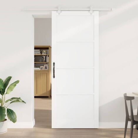 VidaXL Sliding Door Hardware Kit Barn Kitchen Sliding Door - View #12