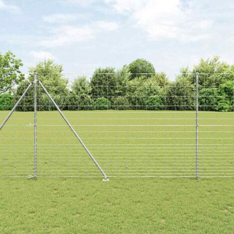 Welded Wire Fence with Spikes 25 x 1.6 m (W x H) vidaXL (1/5)