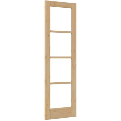 Interior Door with Glass ORKDAL Brown 61 x 198.5 cm vidaXL