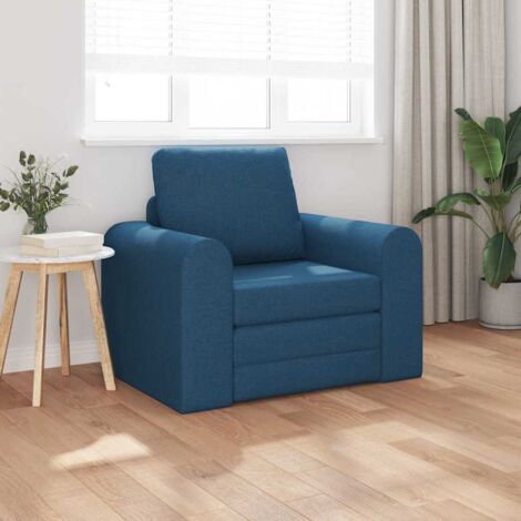 Sofa Bed Blue 98 x 71 x 83 cm Fabric vidaXL