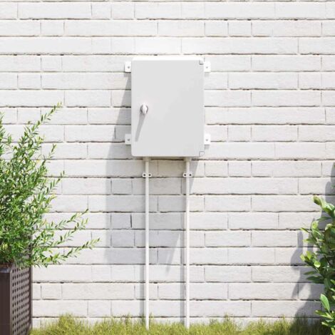 Control Cabinet Grey 25 x 13 x 33 cm ABS Plastic vidaXL