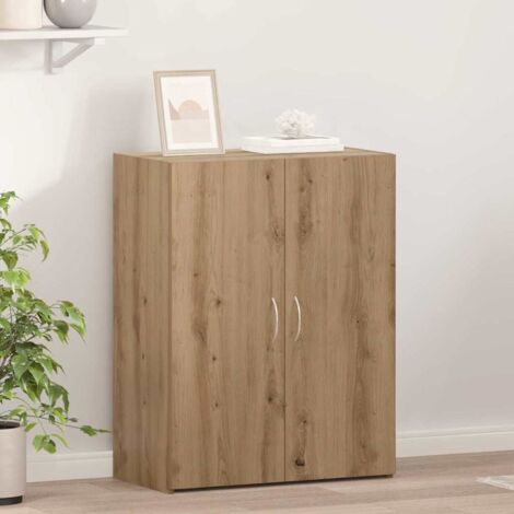 Office Cabinet Artisan oak 60 x 32 x 77.5 Engineered wood vidaXL