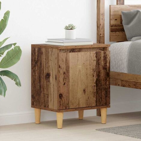 Bedside Cabinet Old wood 40 x 30 x 50 cm Engineered wood vidaXL