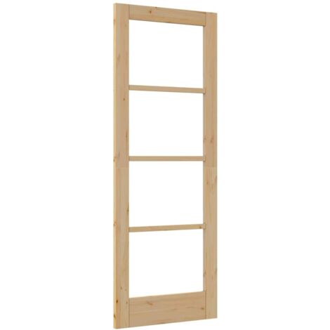 Interior Door with Glass ORKDAL Brown 73.5 x 198.5 cm vidaXL