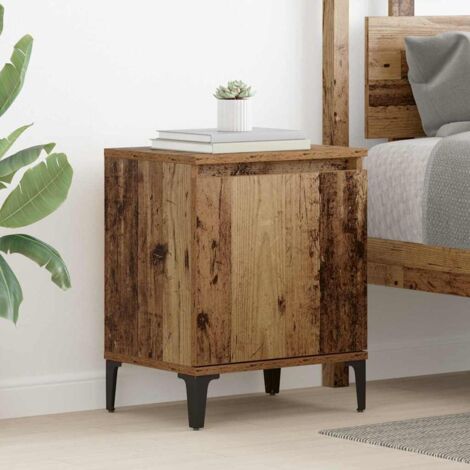 Bedside Cabinet Old wood 40 x 30 x 50 cm Engineered wood vidaXL