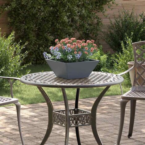 Garden Planter Anthracite 35 x 35 x 15 cm Cold-rolled Steel vidaXL (1/5)