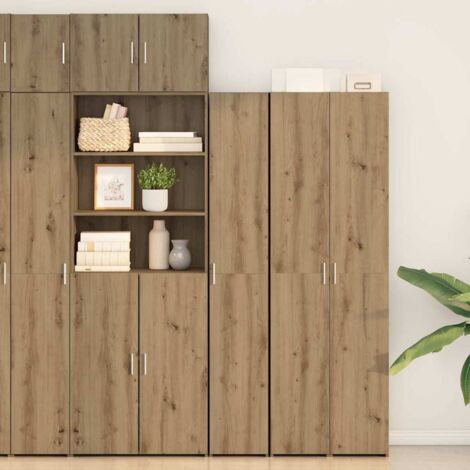 Highboard Artisan oak 30 x 42.5 x 185 cm Engineered wood vidaXL