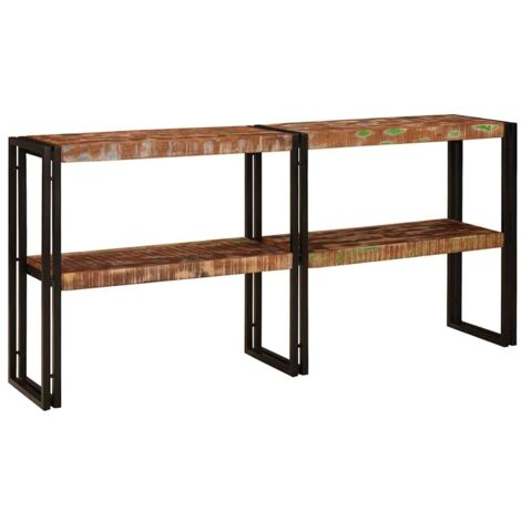 Console Table Multicolour 160 x 33 x 75 cm Solid reclaimed wood vidaXL