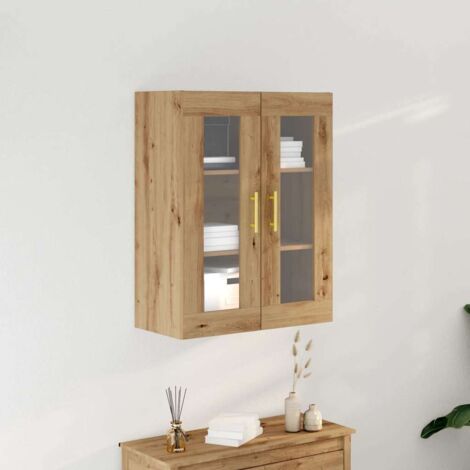 Wall-mounted Cabinet Wall-mounted Artisan oak 69.5 x 34 x 90 cm vidaXL (1/5)