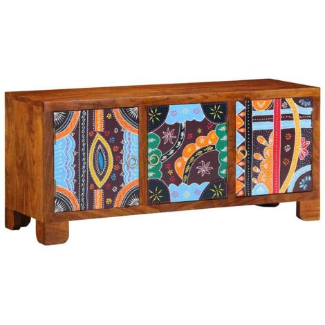 Shoe Bench Honey brown 100 x 35 x 45 cm Solid acacia wood vidaXL (1/5)
