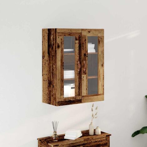 Wall-mounted Cabinet Old wood 69.5 x 34 x 90 cm Engineered wood vidaXL (1/5)