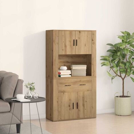 Highboard Artisan oak 80 x 33 x 150 cm Engineered wood vidaXL (1/5)