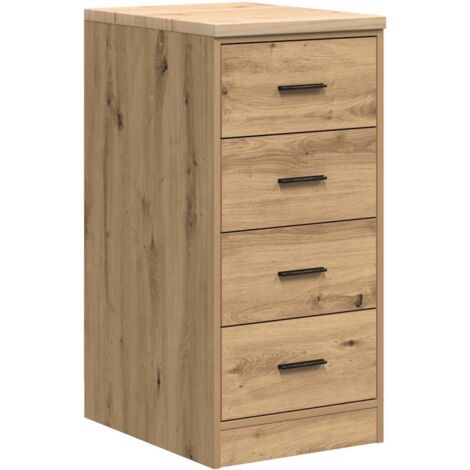 Garage Storage Cabinet Artisan Oak 40x51x85 cm Solid Wood Pine vidaXL