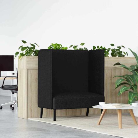 Highback Sofa Black 109 x 56 x 121 cm Fabric vidaXL (1/5)