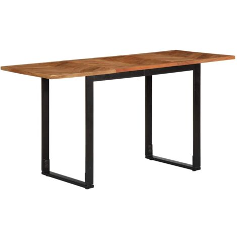 Dining Table 140x70x75 cm Solid Wood Acacia vidaXL