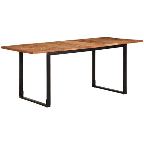 Dining Table 180x90x75 cm Solid Wood Acacia vidaXL