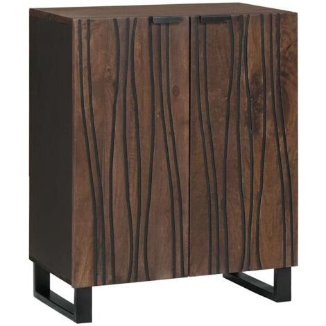 Sideboard Brown 60 x 33.5 x 75 cm Solid Mango wood vidaXL