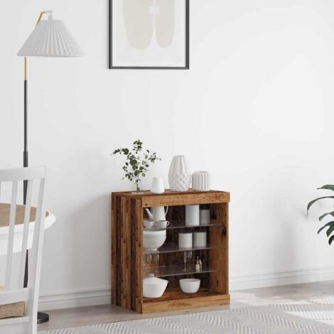 Sideboard Old wood 60.5 x 37 x 67 cm Engineered Wood vidaXL (1/5)