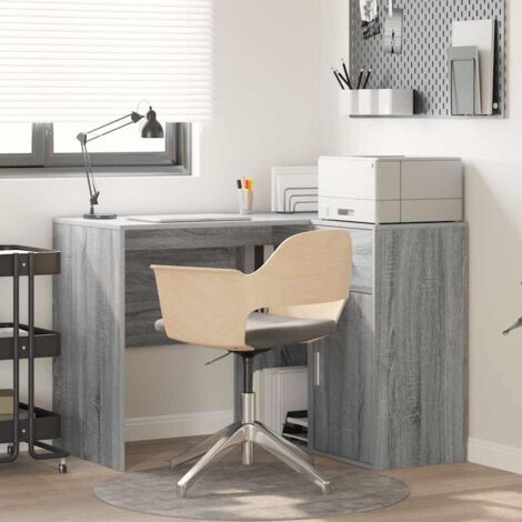 Corner Desk Grey sonoma 102 x 50 x 75 cm Engineered wood vidaXL (1/5)