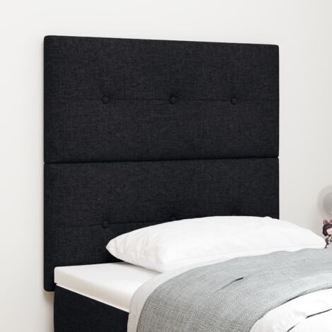 vidaXL LED Headboard Black 80 cm Fabric (1/5)