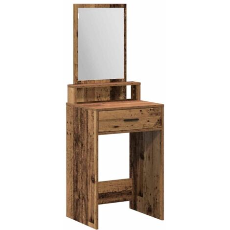 Dressing Table Old Wood 50 x 41 x 140 cm Engineered wood vidaXL