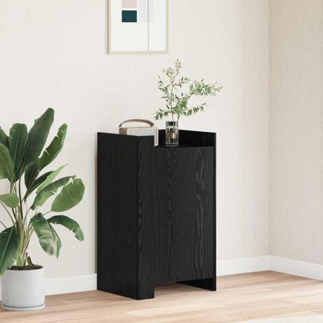 Sideboard Black Oak 45 x 35 x 75 cm Engineered wood vidaXL (1/5)