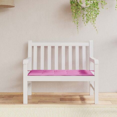 Garden Bench Cushion Pink 100 x 50 x 4 cm Oxford fabric vidaXL