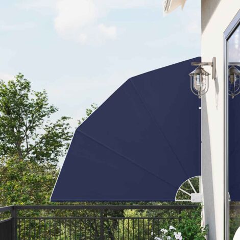Balcony Privacy Screen Navy blue 140 x 140 cm Fabric vidaXL