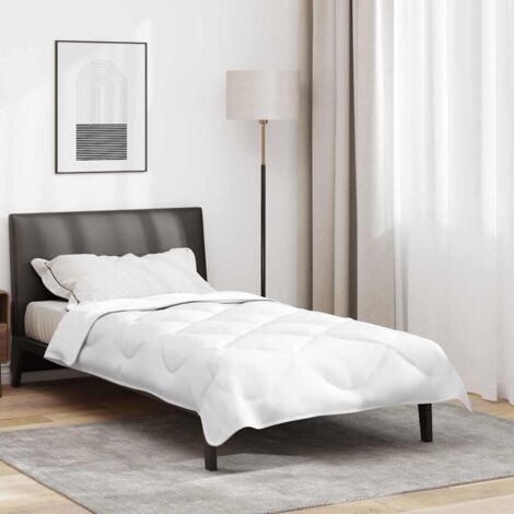 Quilts & Duvets White 135 x 220 cm Polyester vidaXL