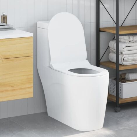 Toilet suitable for Seat White 50 x 36 x 5 cm Polypropylene vidaXL (1/5)