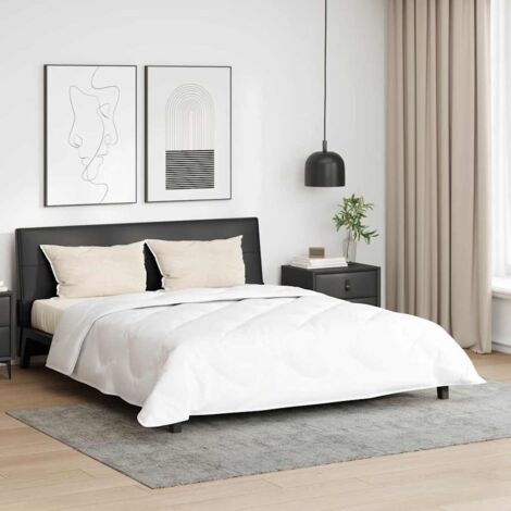 Duvet with Pillow 3 pcs White Microfiber vidaXL