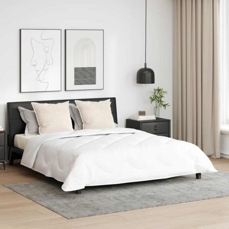 Duvet with Pillow 3 pcs White Microfiber vidaXL