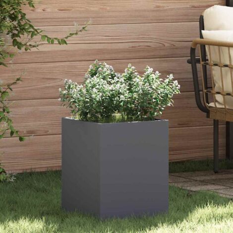 Garden Planter Anthracite Cold-rolled steel vidaXL