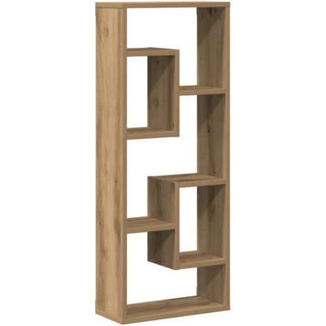 Wall Shelf Artisan Oak 36x16x90 cm Engineered Wood vidaXL
