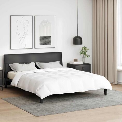 Summer Duvet White 240 x 200 cm Feather vidaXL