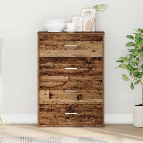 Sideboard with Drawer Old wood 60 x 31 x 84 cm Engineered wood vidaXL (1/5)