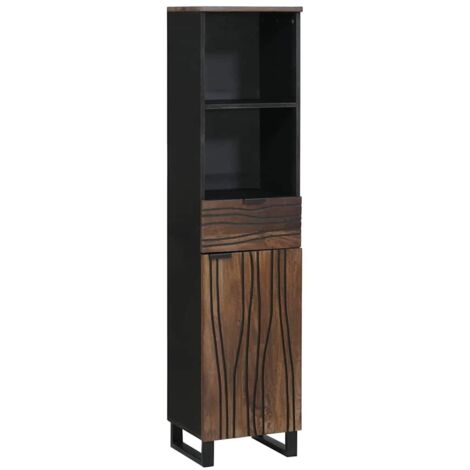 Bathroom Cabinet with Shelf with Storage Brown 38 x 33 x 160 cm vidaXL (1/5)