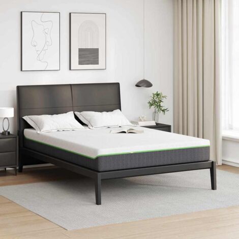 Mattress White and Grey 140 x 200 cm Pocket Spring vidaXL