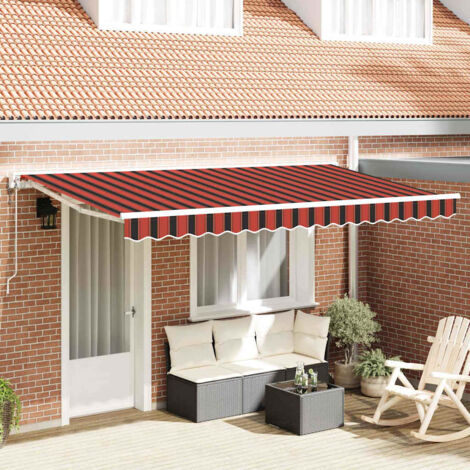 Awning Frame Orange and Black 350 x 200 cm vidaXL (1/5)