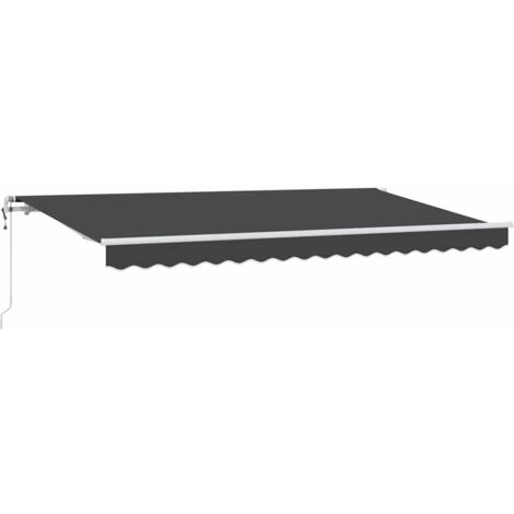 Retractable Awning Anthracite 400 x 200 cm vidaXL (1/5)