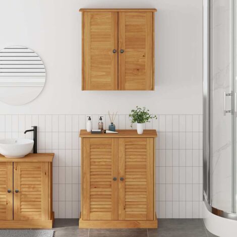 Bathroom Furniture Set VIGO 2 pcs Brown 67.5 x 34 x 80 cm vidaXL