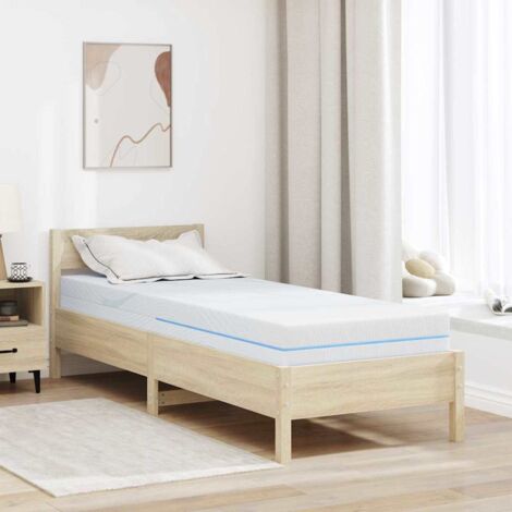 Mattress White 80 x 200 cm Foam vidaXL