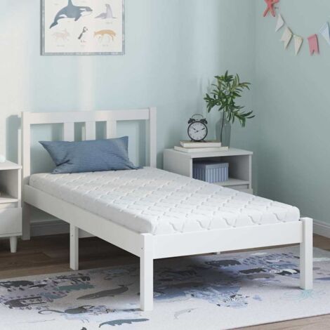 Mattress with Coconut Layer White 160 x 80 cm PU Foam vidaXL (1/5)