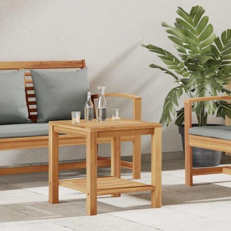 Coffee Table Brown 45 x 45 x 45 cm Solid teak wood vidaXL
