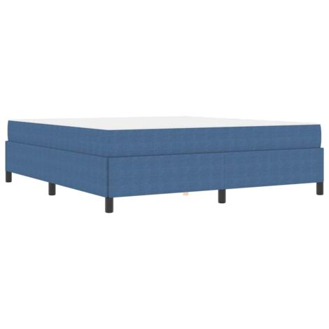 Bed Frame Blue 180 x 200 cm Corduroy fabric vidaXL (1/5)